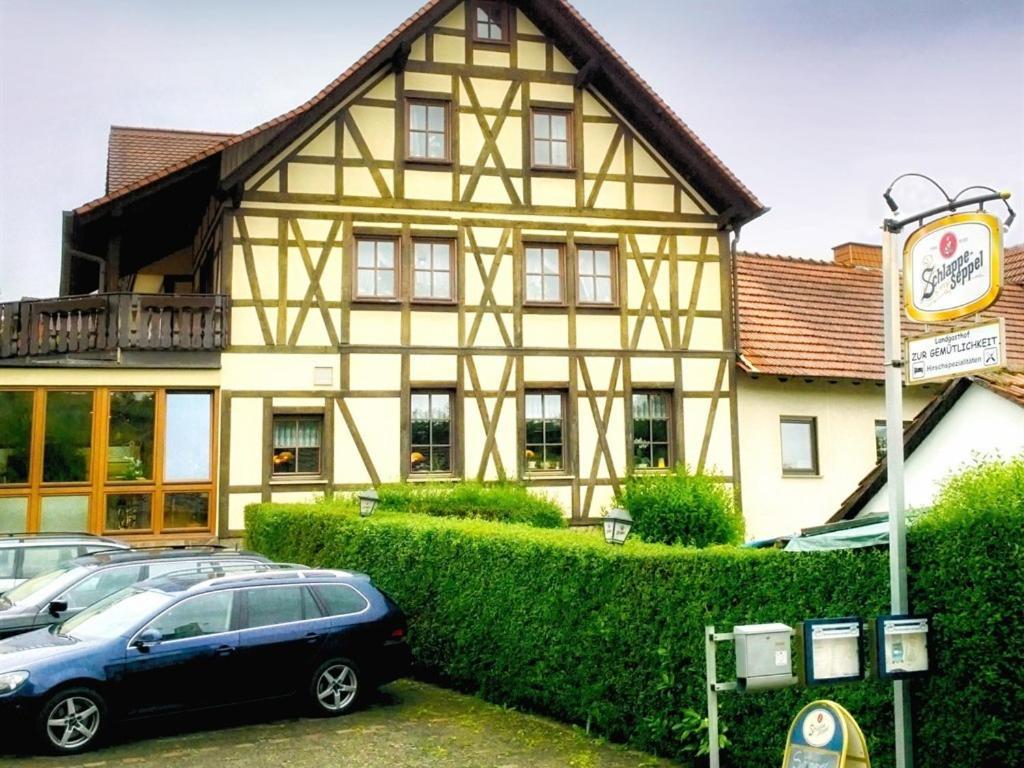 Inn Landgasthof Zur Gemütlichkeit Mombris Exterior foto